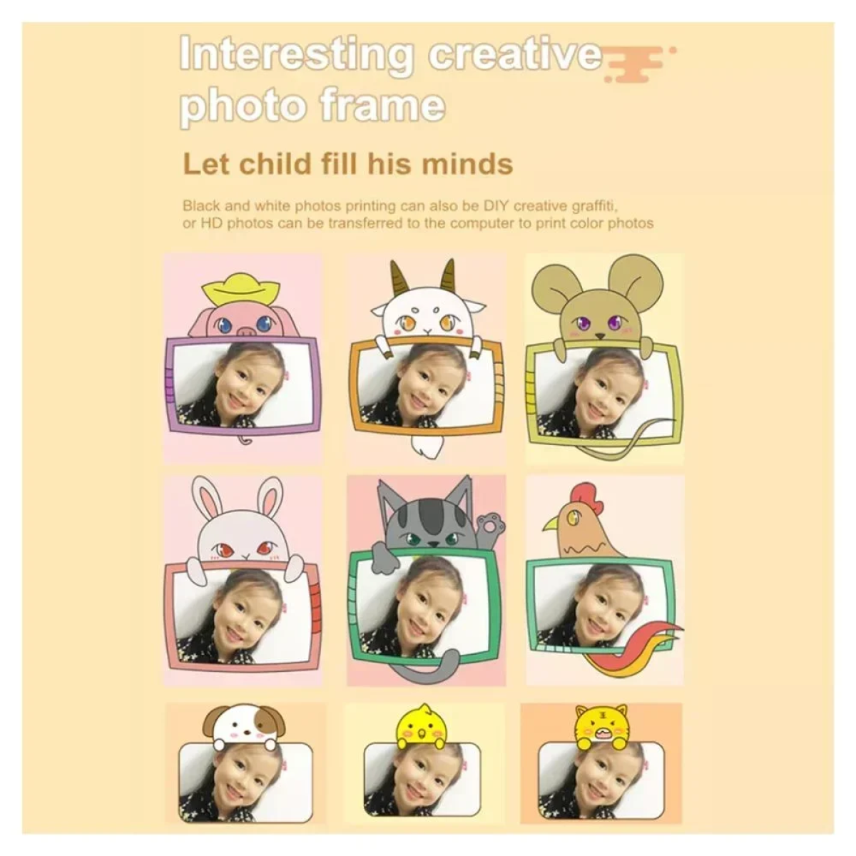 Παιδική φωτογραφική κάμερα A7 1080p childrens digital print camera - Image 9