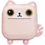 Παιδική φωτογραφική μηχανή με οθόνη 2.4" θερμικής εκτύπωσης - ροζ