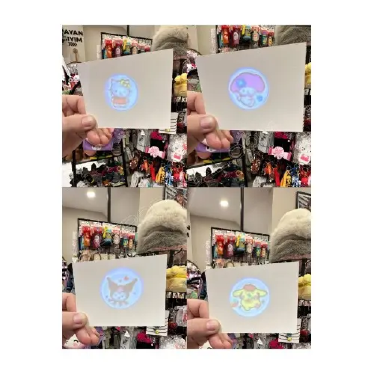 Παιδικό Μπρελόκ με Κάμερα - Προτζέκτορα Ροζ Hello Kitty