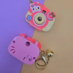 Παιδικό Μπρελόκ με Κάμερα - Προτζέκτορα Ροζ Hello Kitty