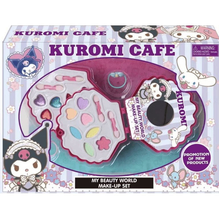 Παιδικό Σετ Μακιγιάζ Kuromi Cafe Με Σκιές Και Καθρέφτη 3+ Ετών
