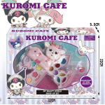 Παιδικό Σετ Μακιγιάζ Μονόκερος Kuromi Cafe Με Σκιές Και Πινέλα 3+ Ετών