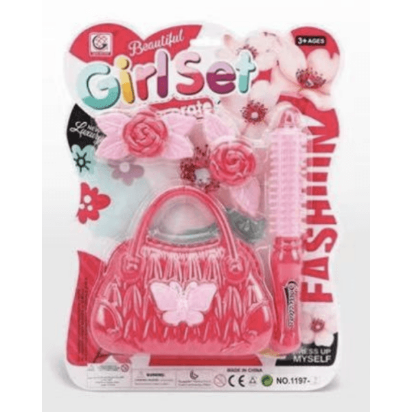 Παιδικό Σετ Ομορφιάς Girl Decorate Με Τσαντάκι Πεταλούδα & Αξεσουάρ 3+ Ετών 1197-2
