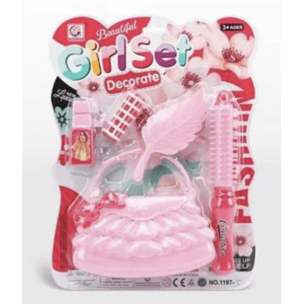 Παιδικό Σετ Ομορφιάς Girl Set Decorate Με Τσαντάκι Και Αξεσουάρ Μαλλιών 3+ Ετών 1197-5