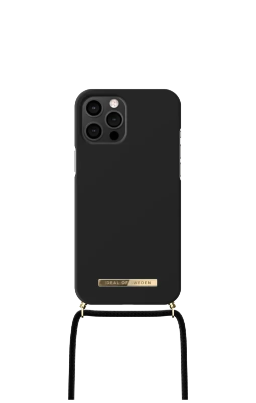 IDEAL OF SWEDEN θήκη λαιμού για iPhone 12 Pro Max Jet Black IDPNSS21-I2067-267