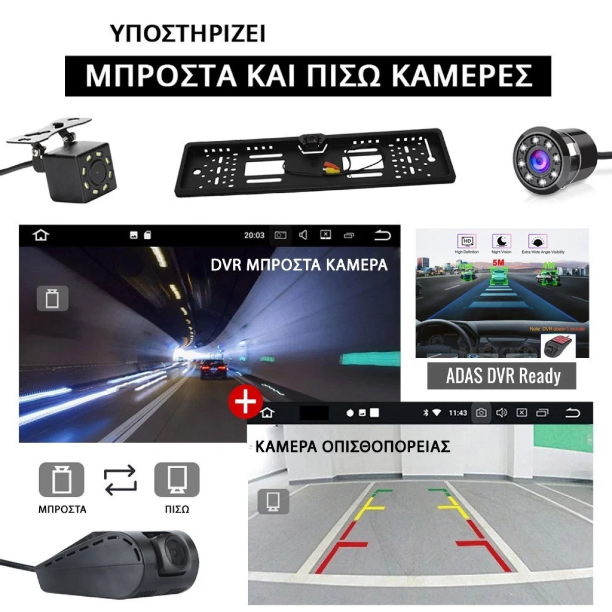 PerVoi Ηχοσύστημα Αυτοκινήτου 2DIN (Bluetooth/USB/WiFi/GPS/Apple-Carplay/Android-Auto) με Οθόνη Αφής 9" CTC-9802N