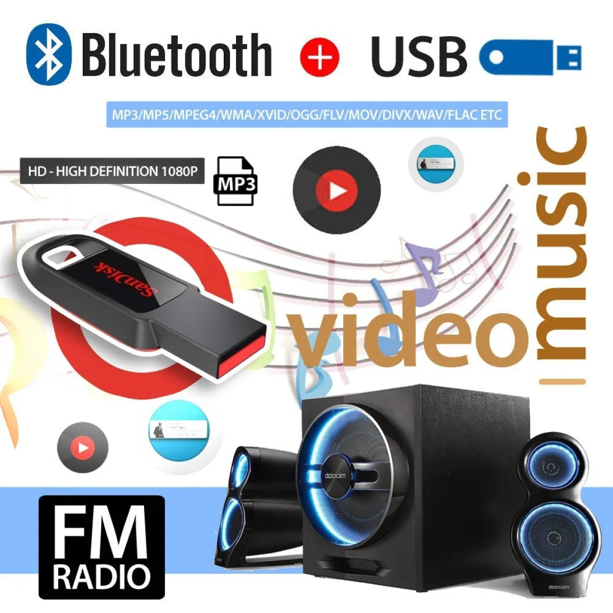 PerVoi Ηχοσύστημα Αυτοκινήτου 2DIN (Bluetooth/USB/WiFi/GPS/Apple-Carplay/Android-Auto) με Οθόνη Αφής 9" CTC-9802N