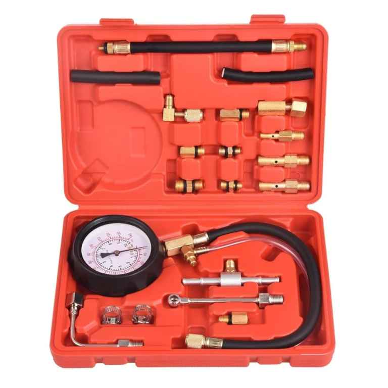 Πιεσόμετρο Βενζίνης με Εξαρτήματα 0-10 bar (0-140 psi)