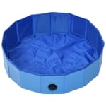 Πισίνα Kατοικιδίων Πτυσσόμενη Μπλε 80 x 20 cm από PVC