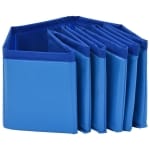 Πισίνα Kατοικιδίων Πτυσσόμενη Μπλε 80 x 20 cm από PVC