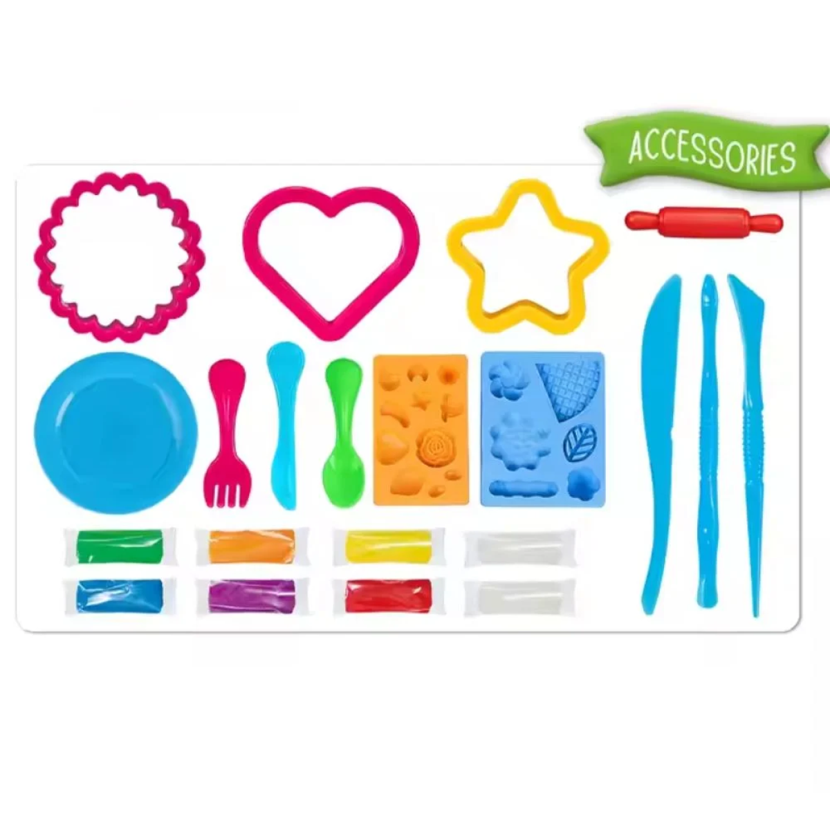 Πλαστελίνη Παιχνίδι για 3+ Ετών Dessert Clay Set – 21τμχ