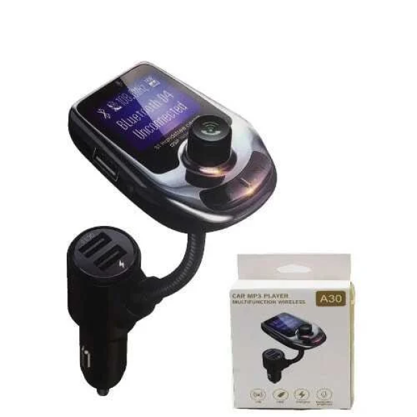 Πομπός FM Αυτοκινήτου Mp3 Player A30 – Φορτιστής USB