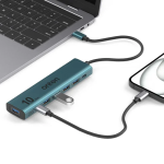 Πολυαντάπτορας HUB 6 σε 1 με θύρες USB 3.2 Gen 2 OTN-UC615 πράσινο - Image 3
