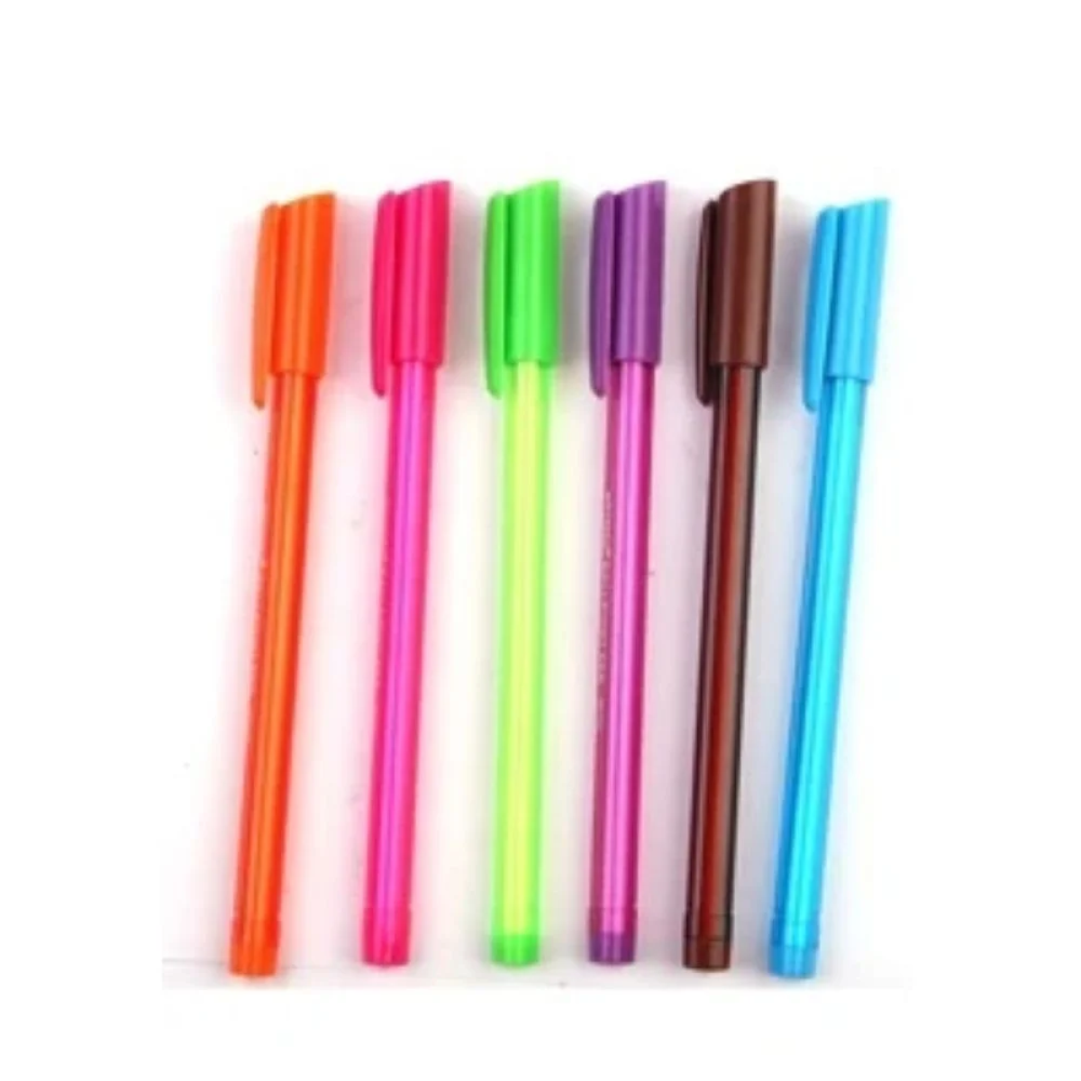 Πολύχρωμο Στυλό Ballpoint Motarro 0.7mm – Σετ 6 Τεμαχίων