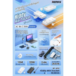 Πολύπριζο 3 θέσεων με 3 θύρες φόρτισης 3A1C – 20W Remax RP-U153 μαύρο - Image 2