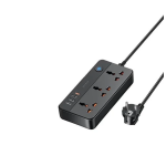 Πολύπριζο 3 θέσεων με 3 θύρες φόρτισης 3A1C – 20W Remax RP-U153 μαύρο