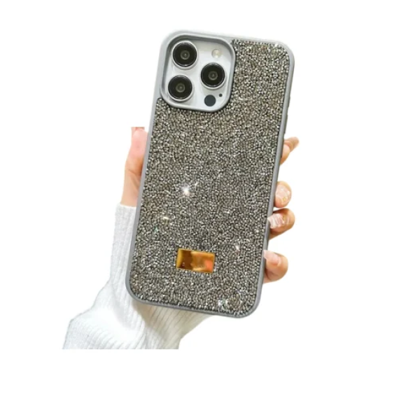 Προστατευτική θήκη για iPhone 11 με γκλίτερ - γκρι