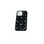 Προστατευτική θήκη για iPhone 15 με σχέδια - μαύρο