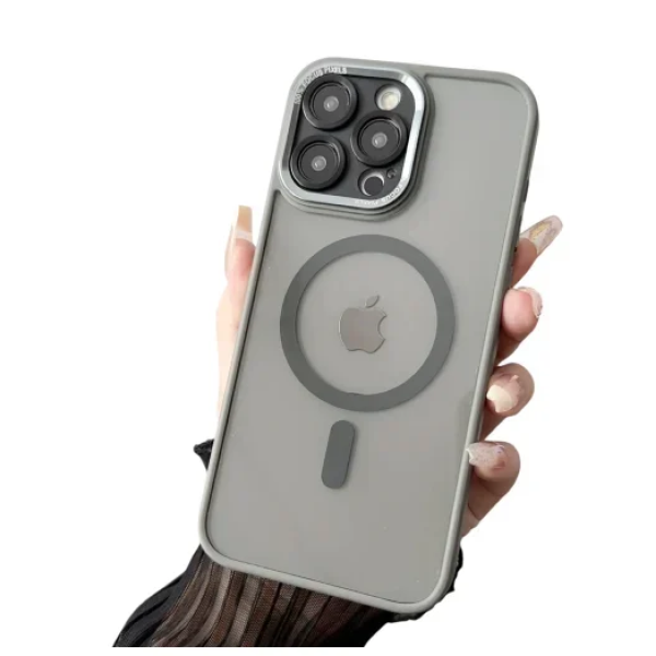 Προστατευτική θήκη MagSafe για iPhone 12 Pro – διάφανη γκρι