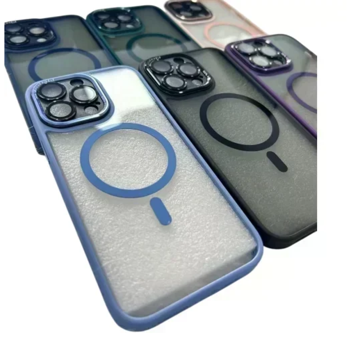 Προστατευτική θήκη MagSafe για iPhone 15 – διάφανη πορτοκαλί - Image 3