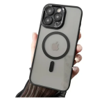 Προστατευτική θήκη MagSafe για iPhone 16 Pro Max – διάφανη μαύρη