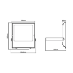 Προβολέας LED 100W 3000-6500K IP66 Universo GN116-100W-3C