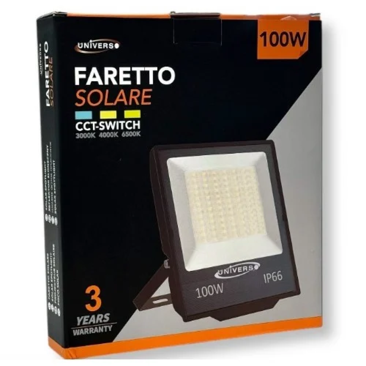 Προβολέας LED 100W 3000-6500K IP66 Universo GN116-100W-3C