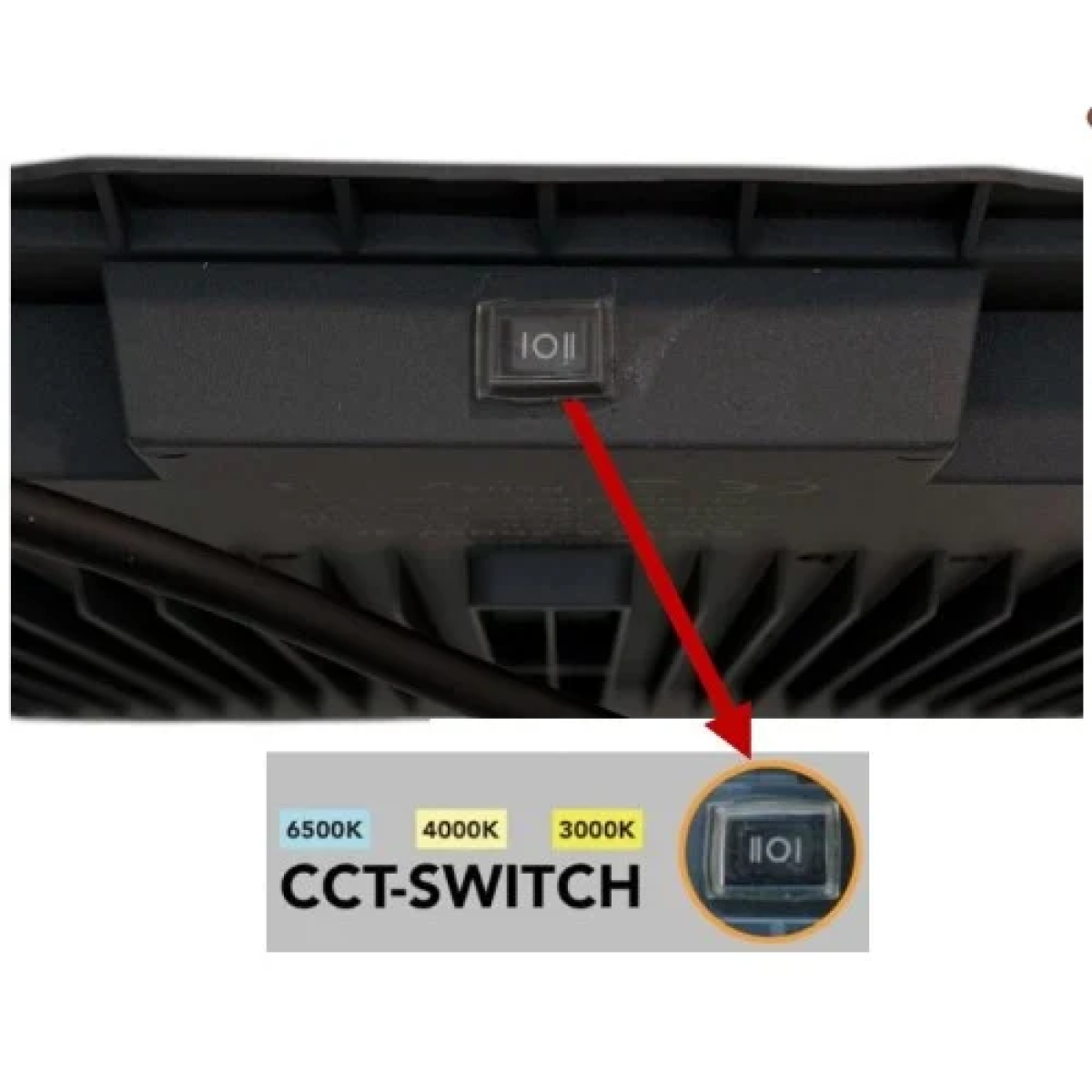 Προβολέας LED 100W 3000-6500K IP66 Universo GN116-100W-3C