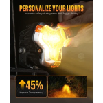Προβολείς Novisight HALO Series 3 LED Pods Lights 90W A500-WL8-6S
