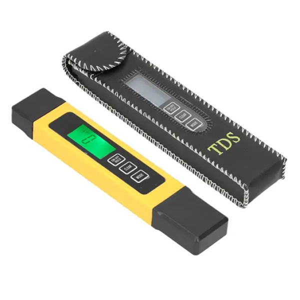 Ψηφιακό όργανο μέτρησης TDS/EC και pH με οθόνη LCD - κίτρινο