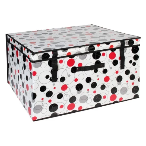 Πτυσσόμενο Κουτί Αποθήκευσης με Velcro 50x40x30cm Xρωματιστό 35335-06