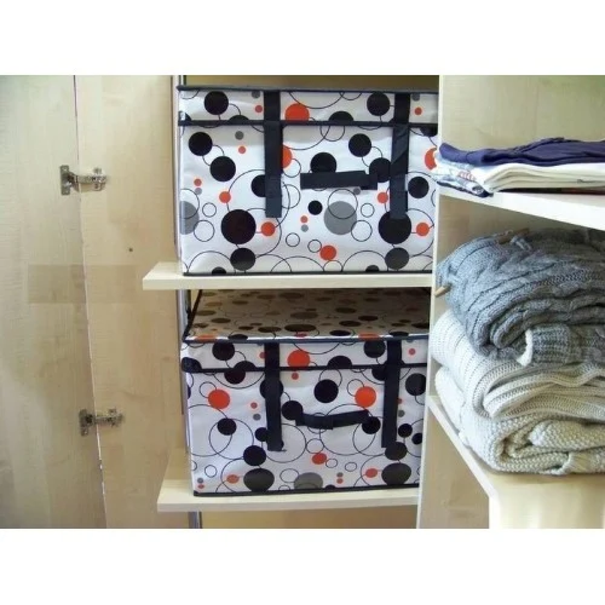 Πτυσσόμενο Κουτί Αποθήκευσης με Velcro 70x40x40cm Xρωματιστό 35335-08