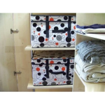 Πτυσσόμενο Κουτί Αποθήκευσης με Velcro 70x40x40cm Xρωματιστό 35335-08