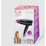 Πτυσσόμενο Πιστολάκι Μαλλιών 1700W Μαύρο-Μωβ Hoomei HM-7625B