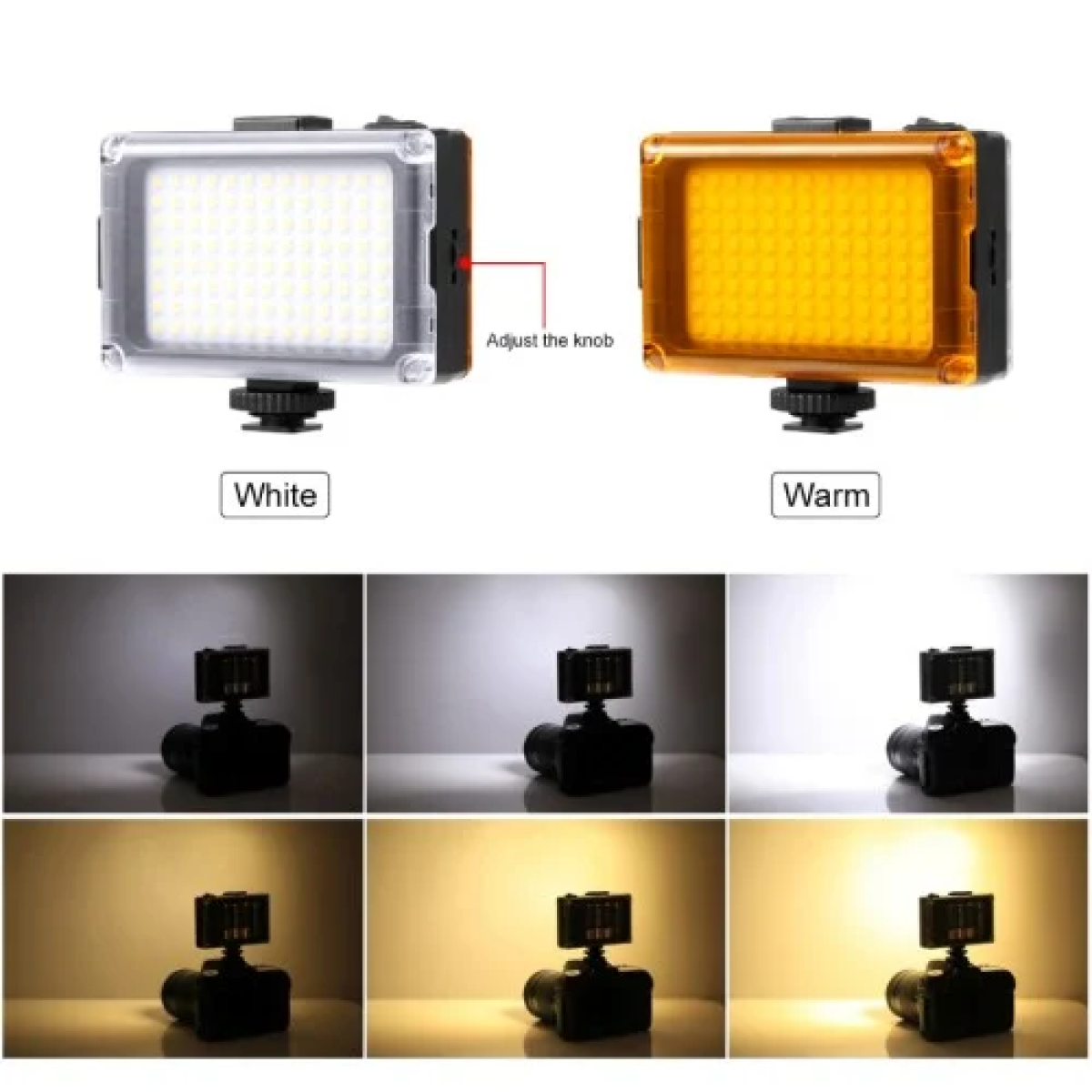 PULUZ Pocket Επαγγελματικό Φως για Vlogging, Φωτογραφία, Βίντεο & Φωτογραφικό Στούντιο 104 LED 1800lm - Image 8