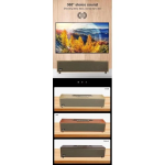 Ρετρό Ηχείο Bluetooth 2.5" με Θέση για Κινητό Andowl Q-YX2240 2.5" - Ανοιχτό Καφέ
