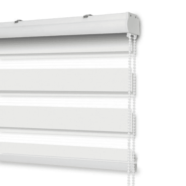 Ρολοκουρτίνα διπλή (zebra) 100x180cm SDS-27558 λευκό