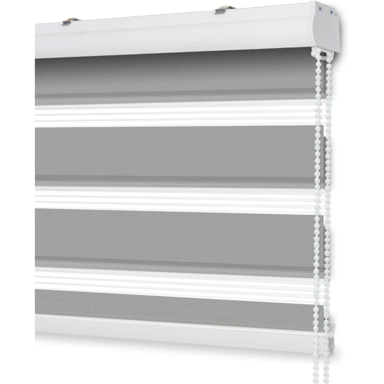 Ρολοκουρτίνα διπλή (zebra) 100x180cm SDS-27559 γκρι