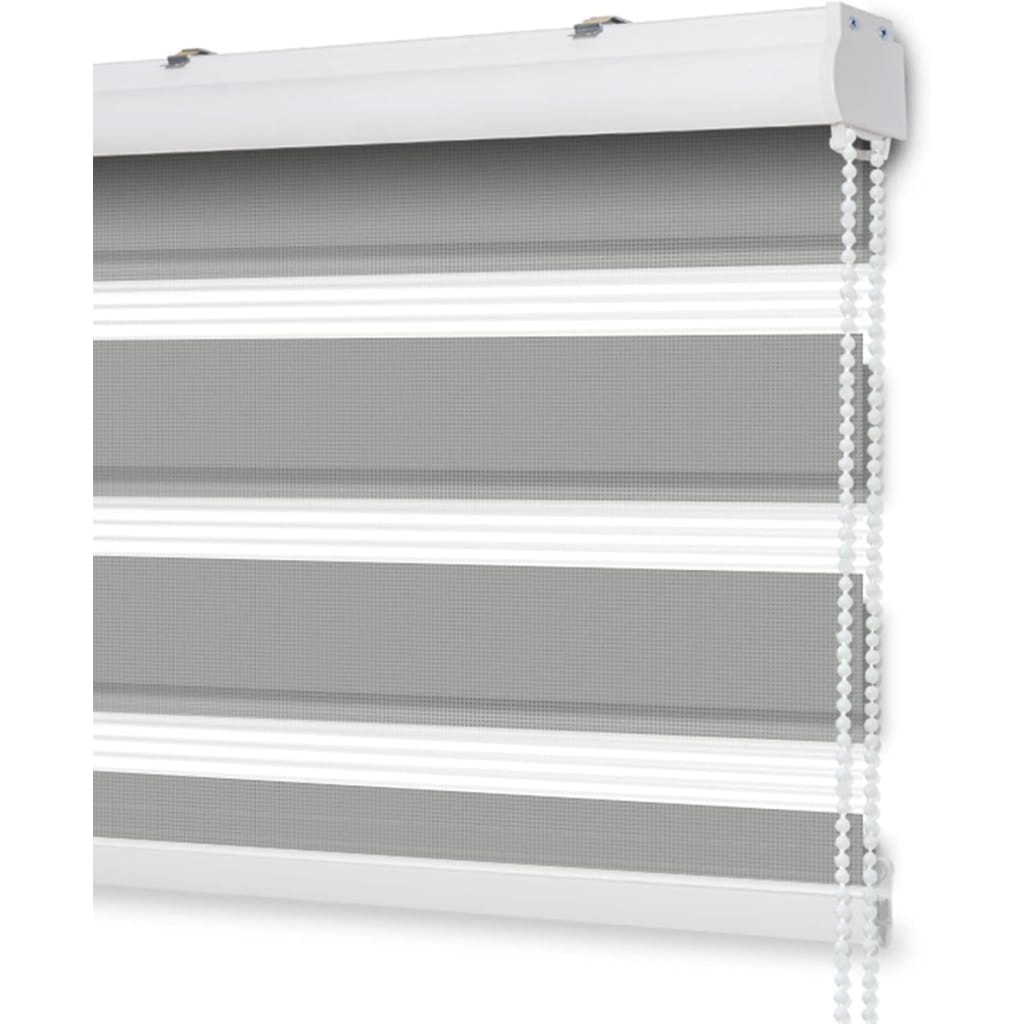 Ρολοκουρτίνα διπλή (zebra) 120x180cm SDS-27563 γκρι