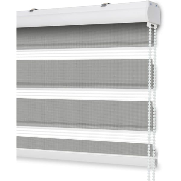 Ρολοκουρτίνα διπλή (zebra) 120x180cm SDS-27563 γκρι
