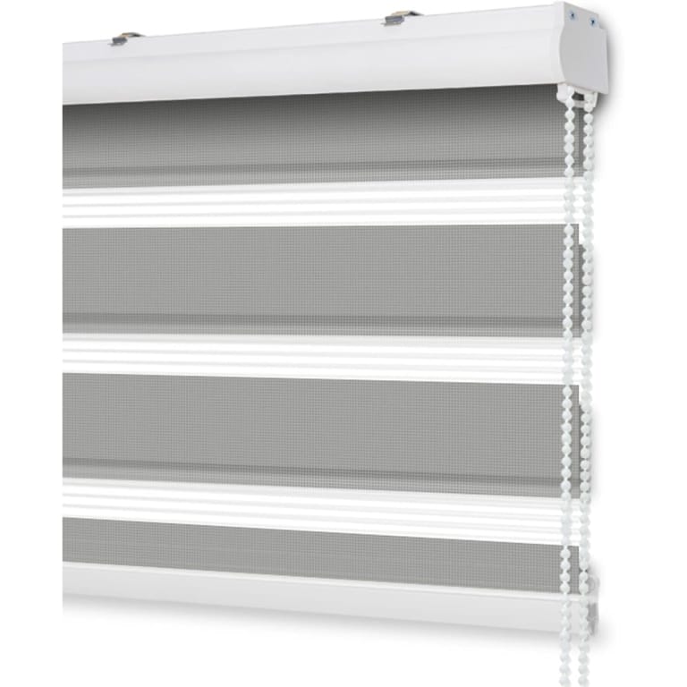 Ρολοκουρτίνα διπλή (zebra) 120x180cm SDS-27563 γκρι