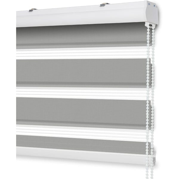 Ρολοκουρτίνα διπλή (zebra) 150x180cm SDS-27568 γκρι