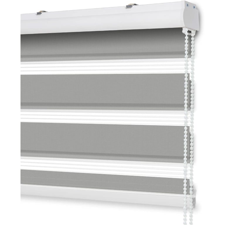 Ρολοκουρτίνα διπλή (zebra) 150x180cm SDS-27568 γκρι