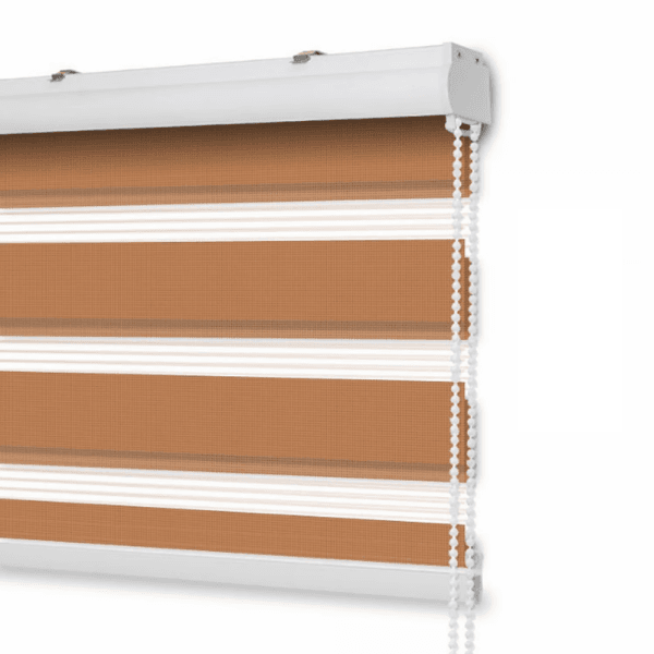 Ρολοκουρτίνα διπλή (zebra) 150x180cm SDS-27568 καφέ