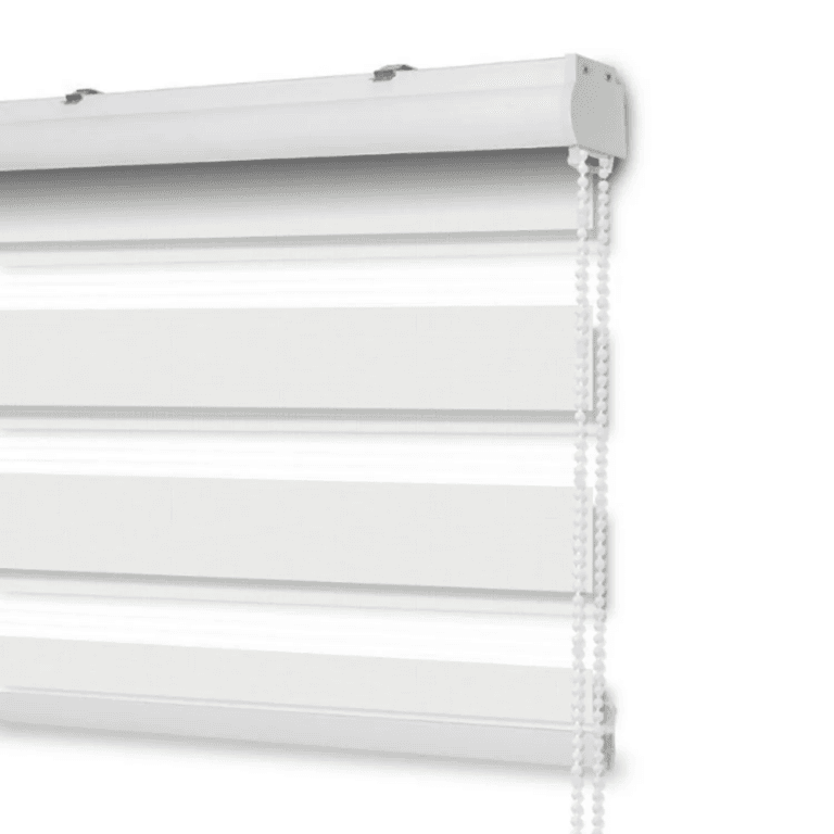 Ρολοκουρτίνα διπλή (zebra) 150x180cm SDS-27568 λευκό