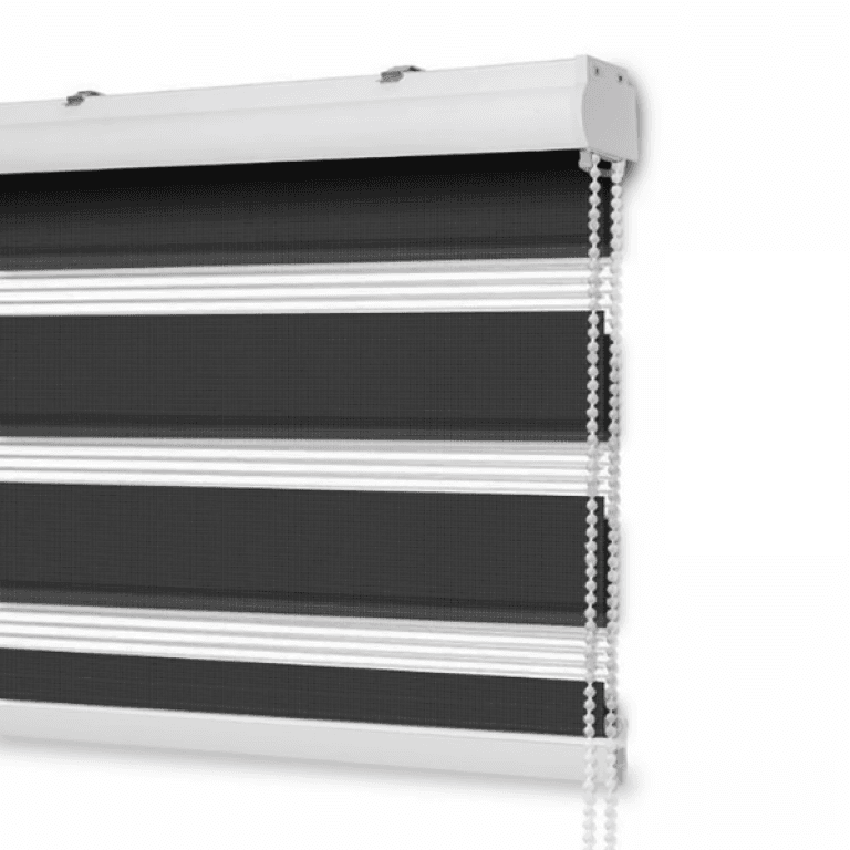 Ρολοκουρτίνα διπλή (zebra) 150x180cm SDS-27569 μαύρο