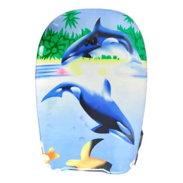 Σανίδα Θαλάσσης Bodyboard με Λουράκι Ασφαλείας και Σχέδιο Δελφίνια P33-1