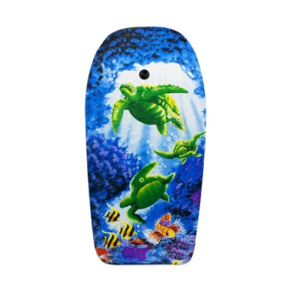 Σανίδα Θαλάσσης Bodyboard με Λουράκι Ασφαλείας και Σχέδιο Xελώνες P33