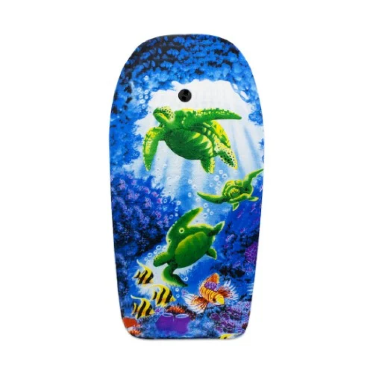 Σανίδα Θαλάσσης Bodyboard με Λουράκι Ασφαλείας και Σχέδιο Xελώνες P33