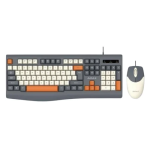 Σετ Ασύρματο Πληκτρολόγιο και Ποντίκι AOAS A-1019 Γκρι